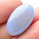 Камень Халцедон голубой, 25*15*10 мм, Минералы, Миасс,  Фото №1