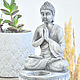 Figurine-Buddha candle holder made of concrete, bronze, silver, stone, Figurines, Azov,  Фото №1