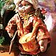 Домовенок Кузя (ватная игрушка). Игрушки. каморка ПАПЫ КАРЛО  Е. Строгановой. Интернет-магазин Ярмарка Мастеров.  Фото №2