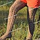 Fashionable Beautiful knitted down stockings. Stockings. Down shop (TeploPuha34). My Livemaster. Фото №6