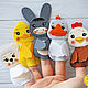 Finger gymnastics: pets. Puppet show. Children's mood. Online shopping on My Livemaster.  Фото №2