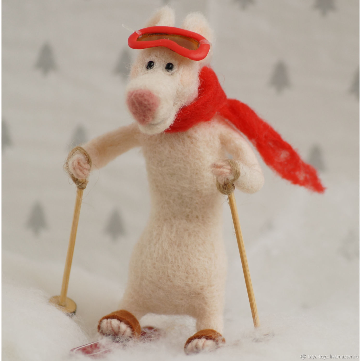Игрушка Новогодняя Мышь Игрушка Новогодняя Мышь