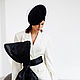 Catherine's evening hat with a veil. Color black. Hats1. Exclusive HATS. LANA ANISIMOVA.. My Livemaster. Фото №5