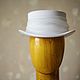 White satin wedding female cylinder ' Amazon». Sombreros de la boda. Felt Hats Shop. My Livemaster. Фото №4
