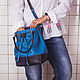 Кожаная женская сумка  торба, Сумка-мешок, Санкт-Петербург,  Фото №1
