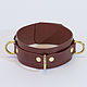Leather BDSM collar for girls 'Passion' with a ring, Collar, St. Petersburg,  Фото №1