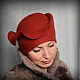 Зимняя дамская шляпка "Метель. У камелька", Шляпы, Химки,  Фото №1