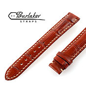 Украшения handmade. Livemaster - original item 18 mm Crocodile Leather Watch Strap. Handmade.