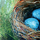 Painting nest 'Robin's Egg'. Pictures. Lana Zaitceva. My Livemaster. Фото №6