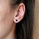 Order Earrings with black cubic Zirconia 'Night' stud earrings, earrings pusety. Irina Moro. Livemaster. . Stud earrings Фото №3