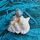Кольцо с серым лунным камнем. Кольца. Karma-jewelry. Интернет-магазин Ярмарка Мастеров.  Фото №2