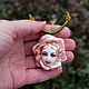 Order Porcelain pendant 'Fairy flower'. Mila. Livemaster. . Pendant Фото №3