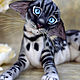 Copy of Collectible toy Bengal cat. Stuffed Toys. klemabears. My Livemaster. Фото №4