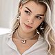 Колье с Майоркой и сердцем. Колье. Sunberry-accessories. Ярмарка Мастеров.  Фото №4