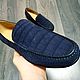 Men's loafers, genuine crocodile leather, nubuck. Loafers. SHOES&BAGS. My Livemaster. Фото №4