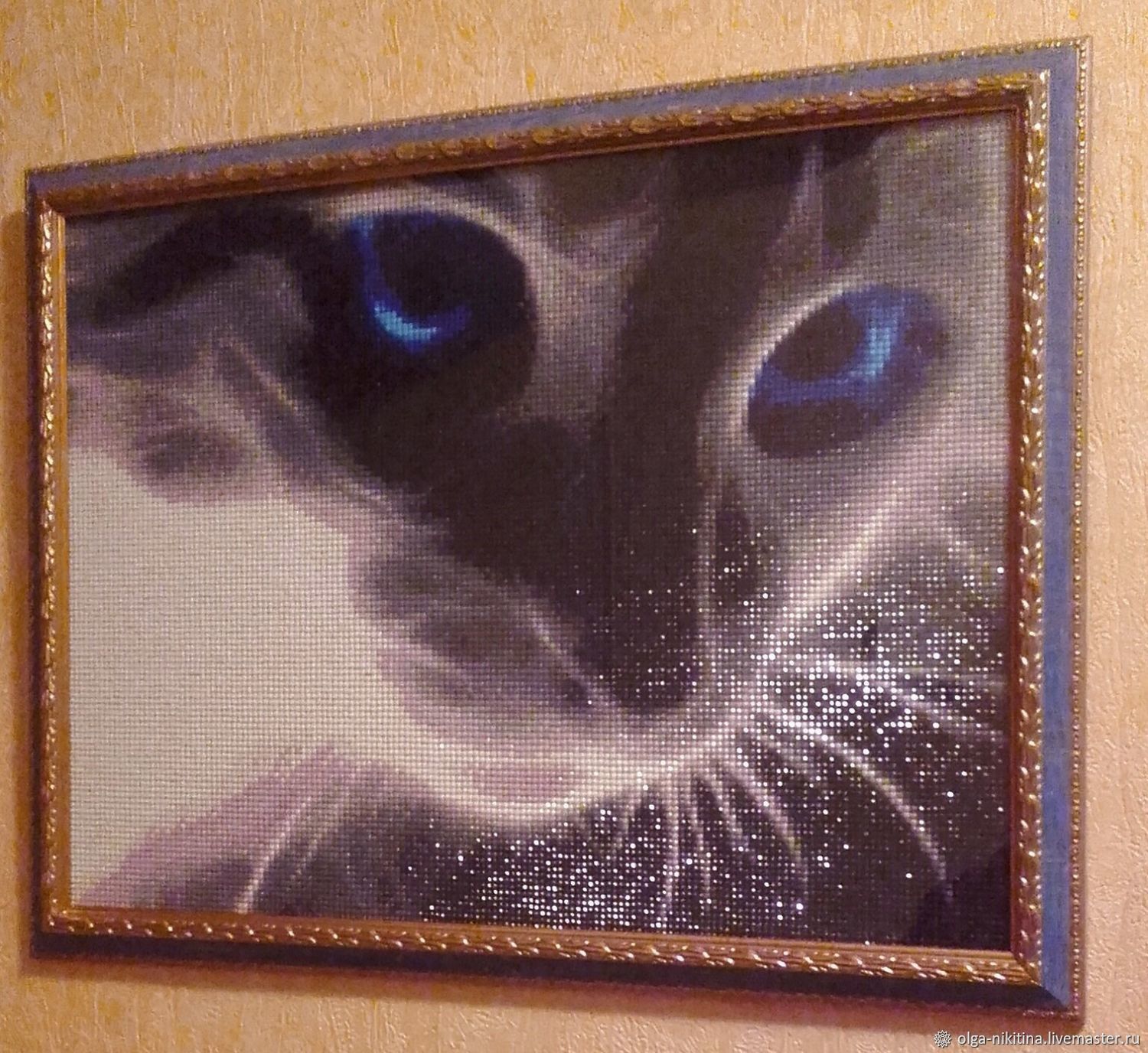 Алмазная живопись кошачий взгляд