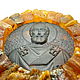 St. Nicholas the Wonderworker Amber Oak Pd-175. Icons. Amber shop (vazeikin). Online shopping on My Livemaster.  Фото №2