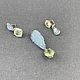 Серьги с аквамаринами 6,49 ct и пренитом 15,37 ct. Серьги классические. AMG. Интернет-магазин Ярмарка Мастеров.  Фото №2
