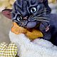 Copy of Copy of Copy of Copy of Copy of Copy of Copy of Copy of Copy of Cat Mystical Mystery. Stuffed Toys. klemabears. My Livemaster. Фото №4
