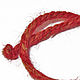Bracelet-thread: Red thread For good luck!. Wool and nettle, Bracelet thread, Orel,  Фото №1