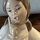 Винтаж: Старинная статуэтка « Девочка с тапочками», Lladro, Испания. Статуэтки винтажные. Brocante chez Alla. Интернет-магазин Ярмарка Мастеров.  Фото №2