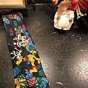 Винтаж handmade. Livemaster - original item Disney silk tie, handmade, Holland. Handmade.