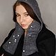 Order Mittens: knitted mitts with sequins from angora warm mittens for women. Scarfland. Livemaster. . Mitts Фото №3