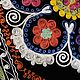Uzbek vintage suzani. Silk embroidery on velvet. Wall panels. Pictures. businka34. My Livemaster. Фото №4