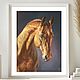 Картина с конём Золотце, Картины, Йошкар-Ола,  Фото №1