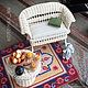 Doll furniture sofa and table - dollhouse, miniature for dolls, Doll furniture, Moscow,  Фото №1