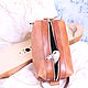 Order Women's cosmetic bag made of genuine leather ' Melody d'amour». CRAZY RHYTHM bags (TP handmade). Livemaster. . Beauticians Фото №3
