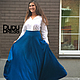 Тёплая юбка в пол. Юбки. Dudu-dress. Ярмарка Мастеров.  Фото №4