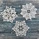 Order Snowflakes large. Lace Christmas tree decoration. Svetlana Happy Embroidery. Livemaster. . Christmas decorations Фото №3