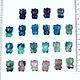 Rainbow Fluorite (Hello Kitty) Shangzhao, Jiangxi Province (China). Cabochons. Stones of the World. Online shopping on My Livemaster.  Фото №2