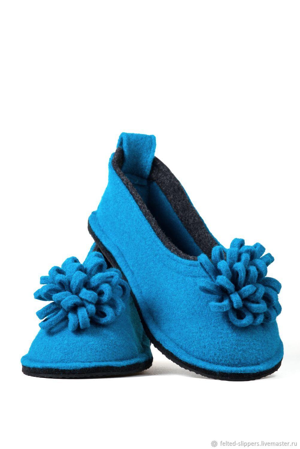 teal ballet slippers