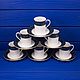 Сервиз из 6-ти кофейных пар ДИЗАЙН CARLYLE от Royal Doulton. Сервизы. Farfor Сlub. Интернет-магазин Ярмарка Мастеров.  Фото №2
