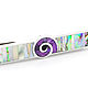 Tie clip. Charoite and mother of Pearl. Mosaic. Moscow. Tie clip. ARIEL - MOSAIC. Online shopping on My Livemaster.  Фото №2