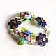 Lempvork. ' Los colores del verano' pulsera de lempvork, Bead bracelet, Volgograd,  Фото №1