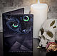 Passport cover 'Black cat in a dark room', Passport cover, Izhevsk,  Фото №1