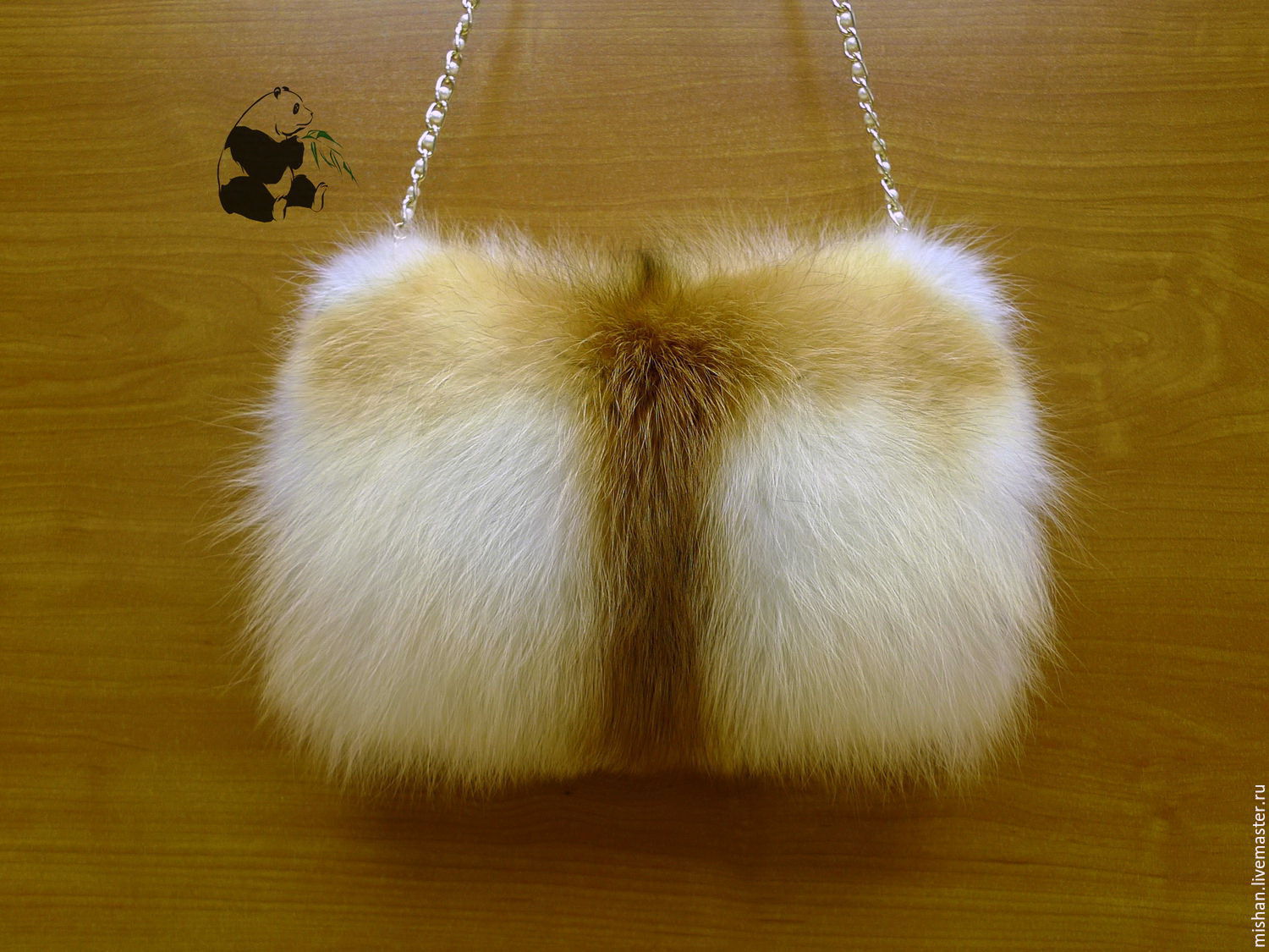 Fur clutch bag from the fur of the red Fox. Stylish ladies accessory, Clutch, Ekaterinburg,  Фото №1
