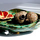 Заказать Plate 'Monstera Leaf'. Ceramics by Valentina Shtanko. Ярмарка Мастеров. . Plates Фото №3