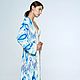 Женское пляжное кимоно Sky с принтом. Парео. 365days кимоно, кафтаны, халаты, костюмы. Ярмарка Мастеров.  Фото №5