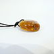 Baltic amber pendant 'Through the thorns' K-724. Pendant. Amber shop (vazeikin). Online shopping on My Livemaster.  Фото №2