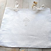 Работы для детей, handmade. Livemaster - original item Bag with Vologda lace for baptism -3. Handmade.