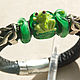 'Frog': Regaliz bracelet. Regaliz bracelet. BeautyGlassByKate(Lampwork) (beauty-glass). My Livemaster. Фото №4