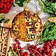 Christmas tree toy 'Based on Klimt Kiss'. Christmas decorations. lepska. Online shopping on My Livemaster.  Фото №2