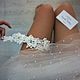  Свадебная подвязка "Трио". Подвязки. Romantic Wedding. Ярмарка Мастеров.  Фото №4