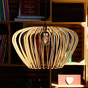 Pendant wooden lamp CONE