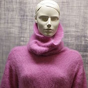 Одежда handmade. Livemaster - original item Sweater dress with a collar.. Handmade.