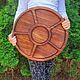 Круглая менажница из ореха 40 см. Менажницы. Wood apple decor. Ярмарка Мастеров.  Фото №5